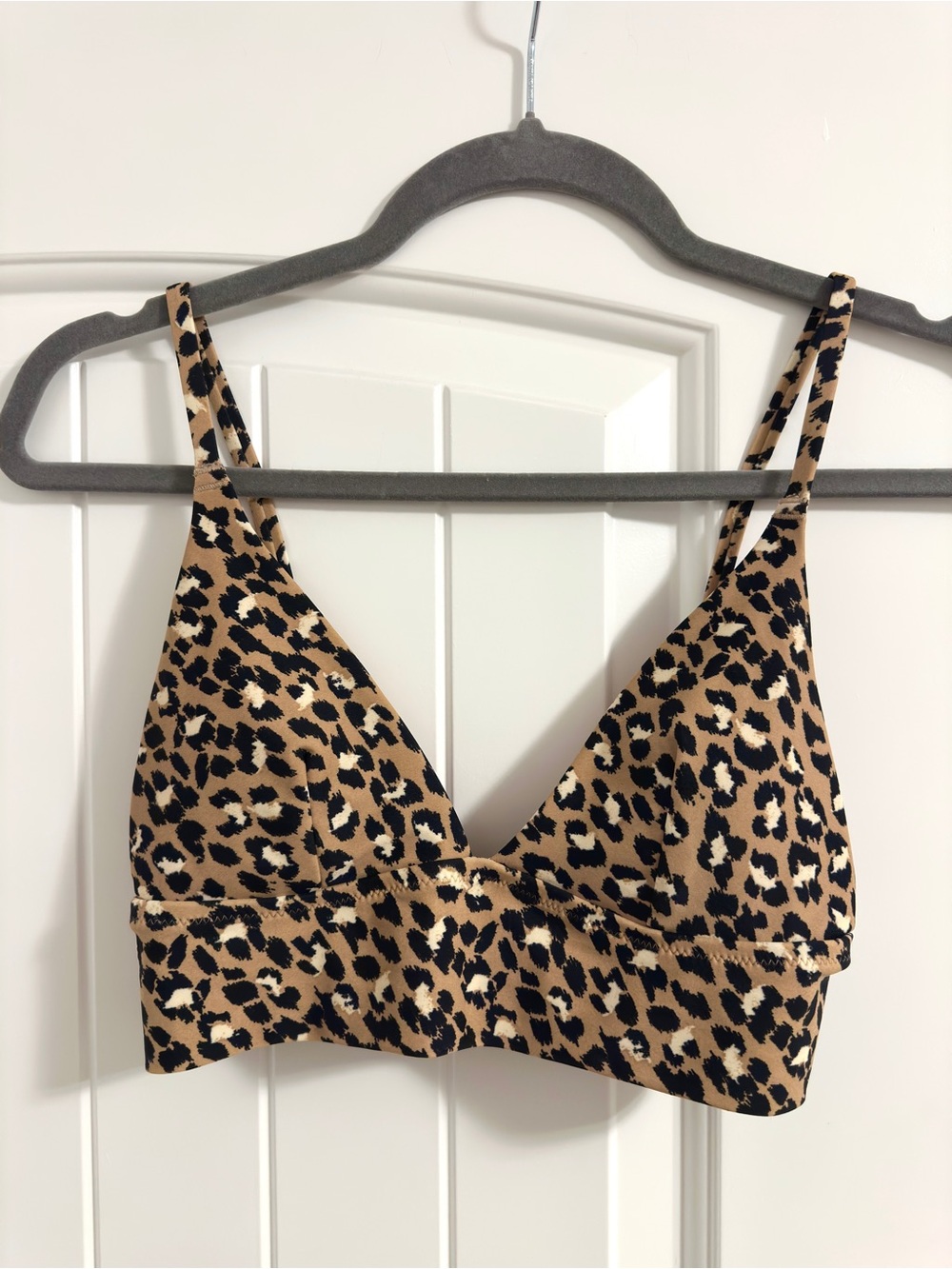 Aerie Cheetah Print Swim Top Size Small